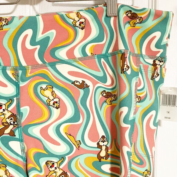 Disney Parks Chip & Dale Leggings Size 1X NWT - Picture 3 of 7